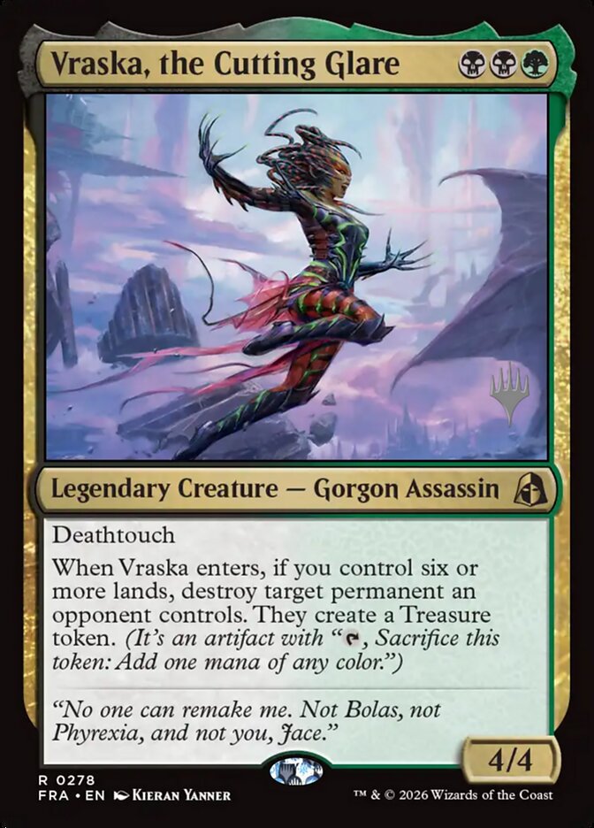 Vraska, the Cutting Glare (Reality Fracture Promos)
