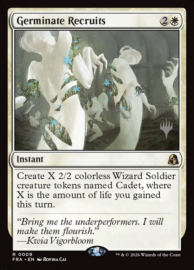 Germinate Recruits (Reality Fracture Promos)