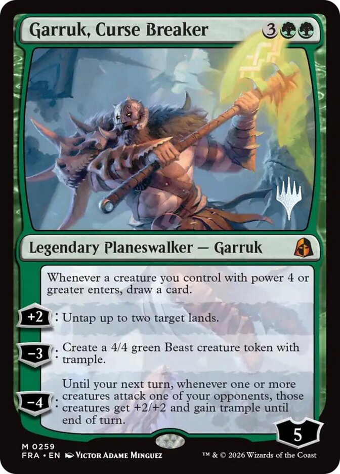 Garruk, Curse Breaker (Reality Fracture Promos)