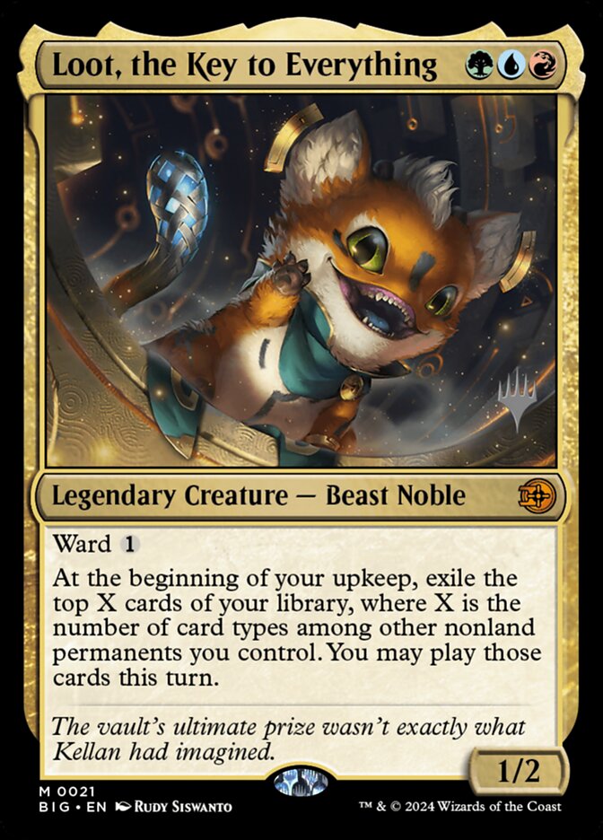 Loot, the Key to Everything (The Big Score Promos)