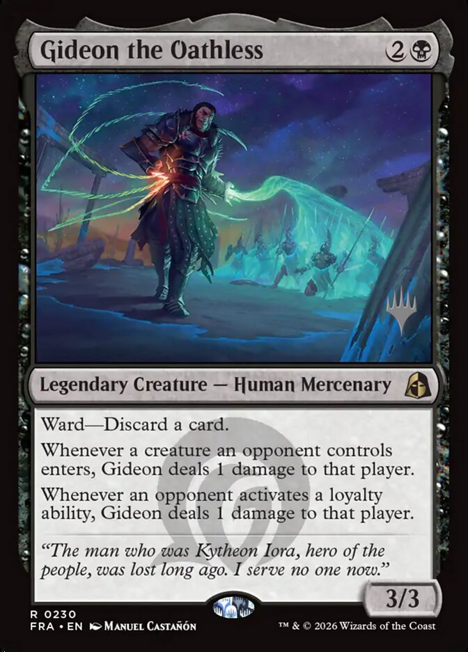 Gideon the Oathless (Reality Fracture Promos)