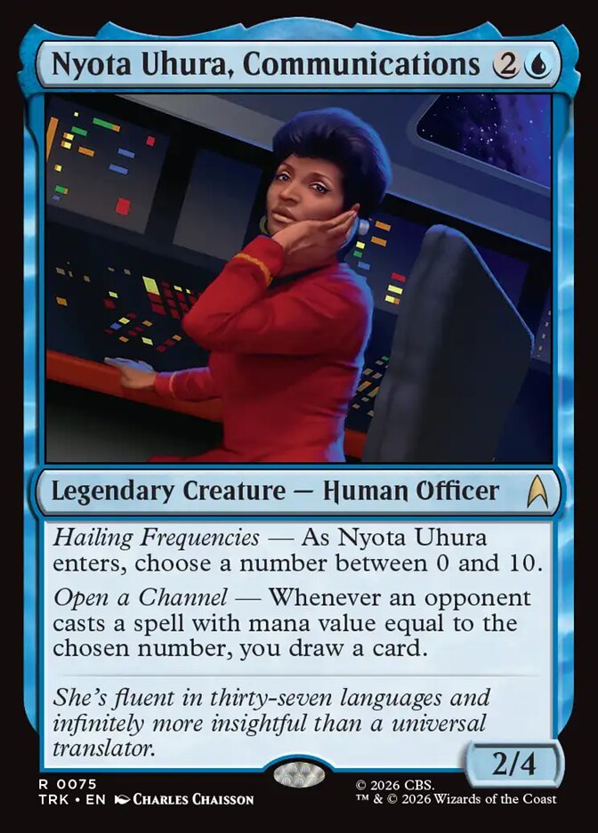 Nyota Uhura, Communications (Star Trek)