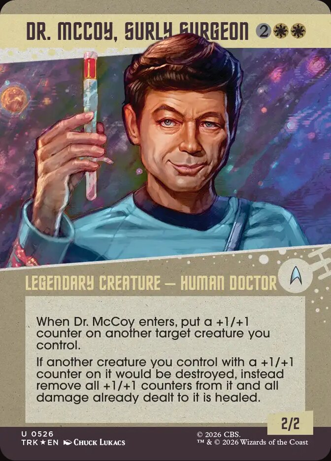 Dr. McCoy, Surly Surgeon (Star Trek)