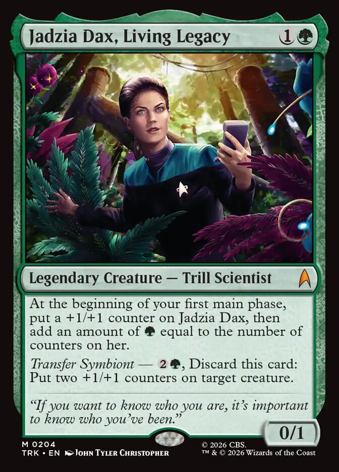 Jadzia Dax, Living Legacy (Star Trek)