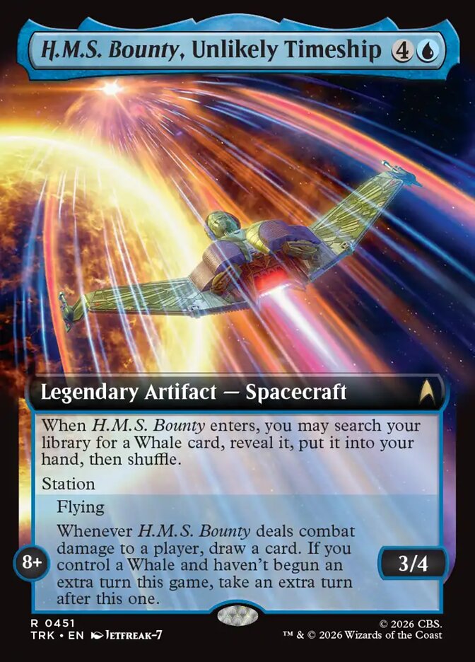 H.M.S. Bounty, Unlikely Timeship (Star Trek)