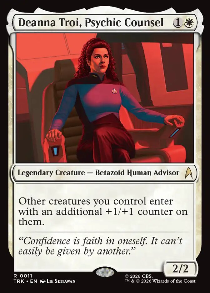 Deanna Troi, Psychic Counsel (Star Trek)