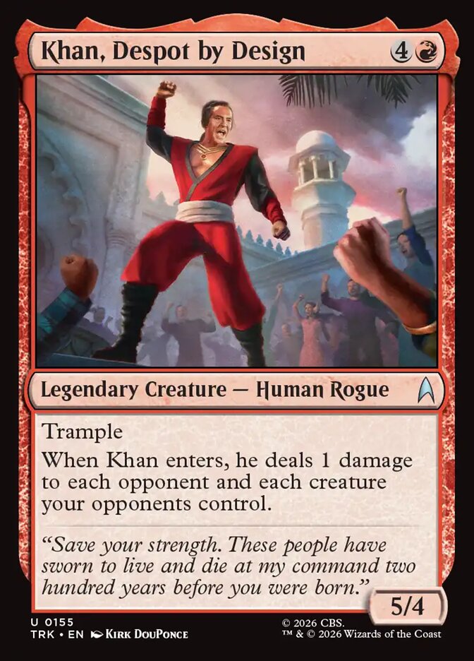 Khan, Despot by Design (Star Trek)