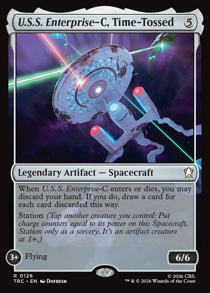 U.S.S. Enterprise-C, Time-Tossed (Star Trek Commander)
