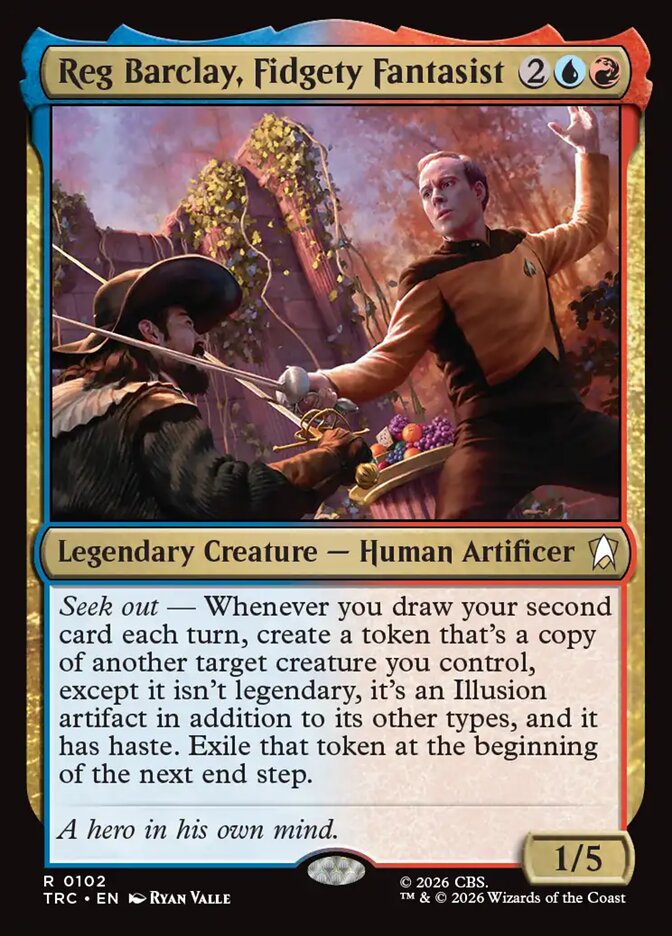 Reg Barclay, Fidgety Fantasist (Star Trek Commander)