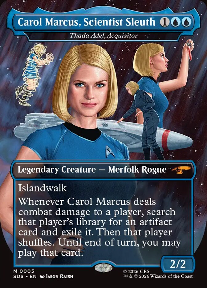 Thada Adel, Acquisitor (Stardates)