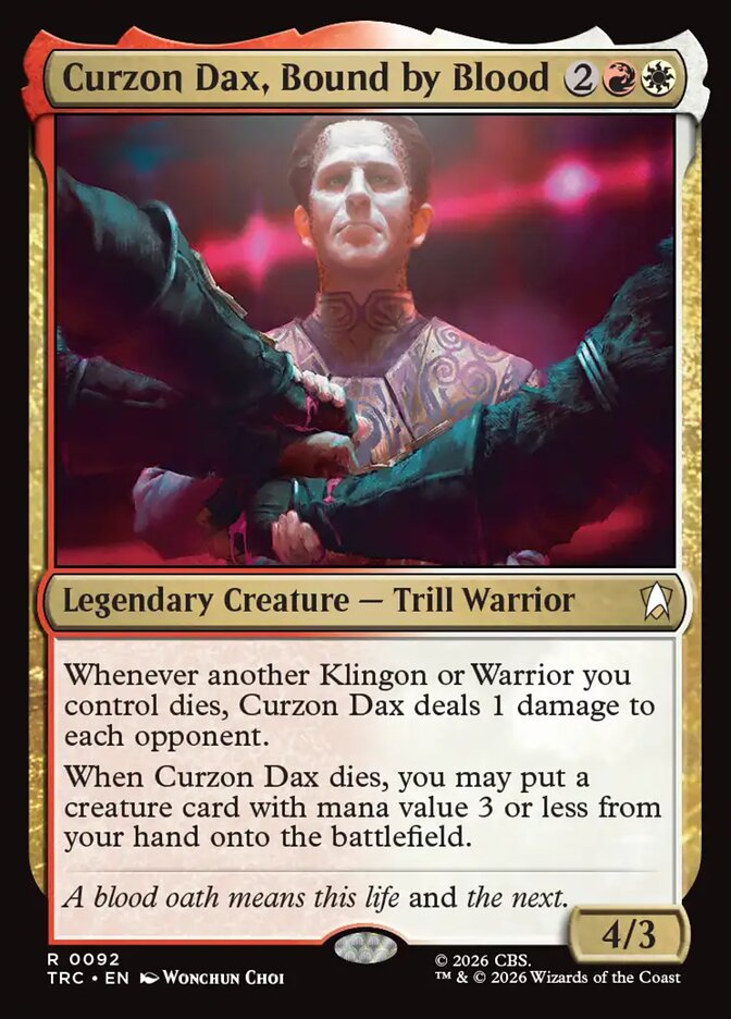 Curzon Dax, Bound by Blood (Star Trek Commander)
