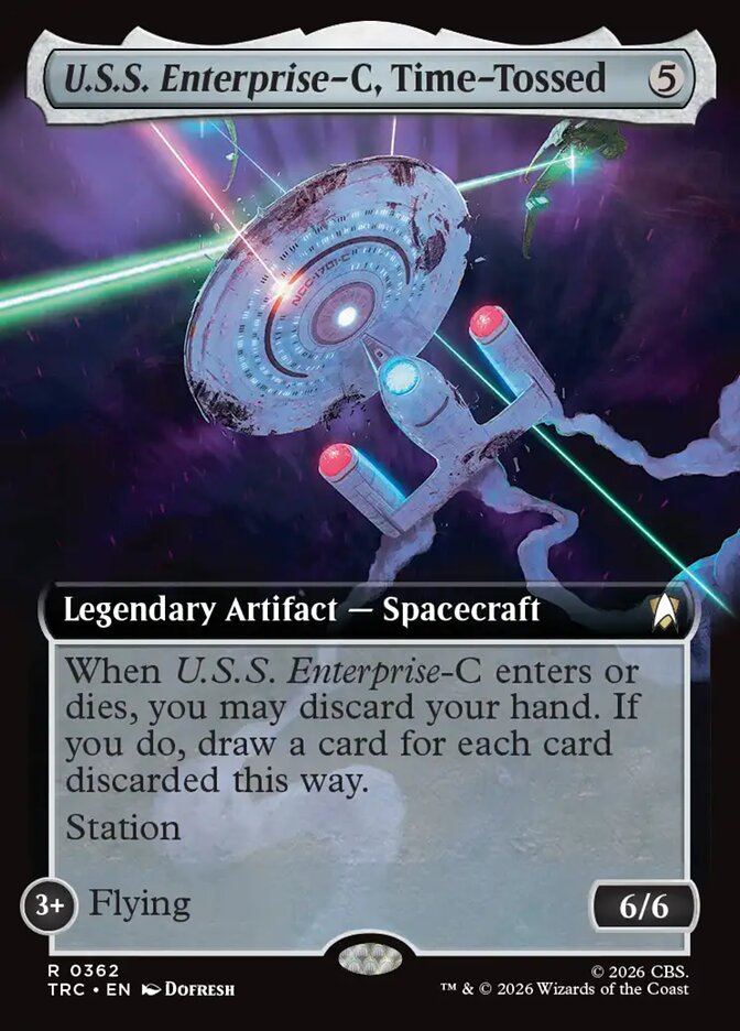 U.S.S. Enterprise-C, Time-Tossed (Star Trek Commander)