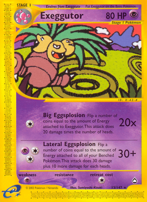 Exeggutor (13) (Aquapolis)