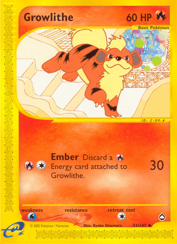 Growlithe (51) (Aquapolis)