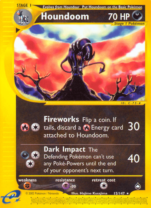Houndoom (15) (Aquapolis)