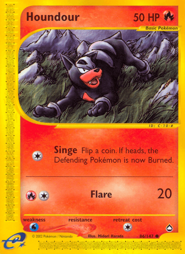 Houndour (86) (Aquapolis)