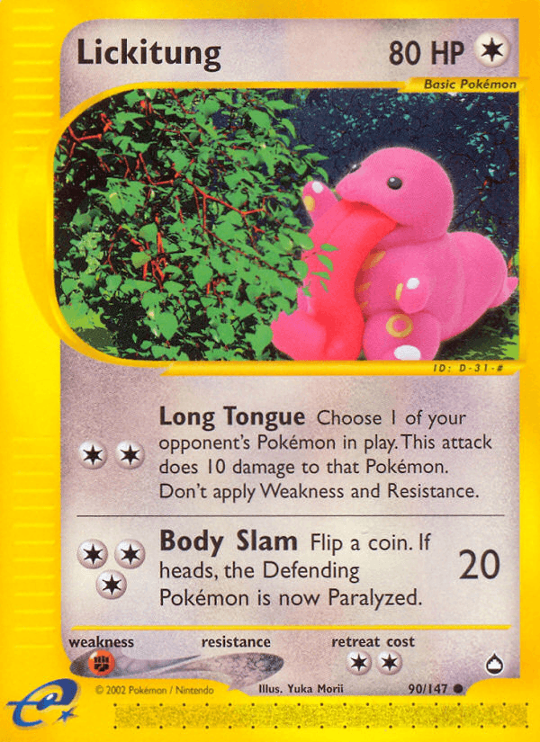 Lickitung (Aquapolis)
