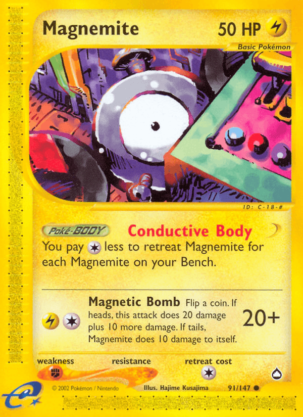 Magnemite (91) (Aquapolis)