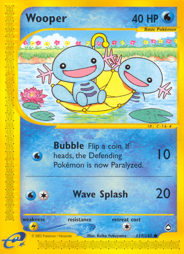 Wooper (117) (Aquapolis)