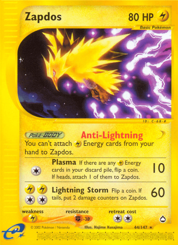 Zapdos (Aquapolis)