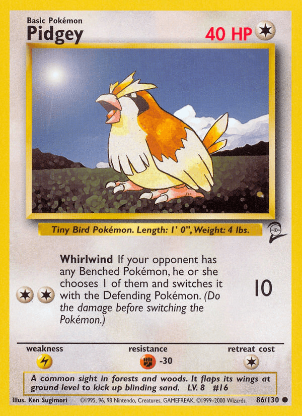 Pidgey (Base Set 2)