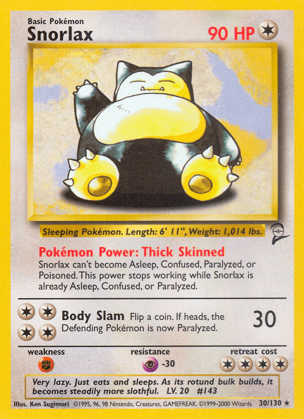 Snorlax (Base Set 2)