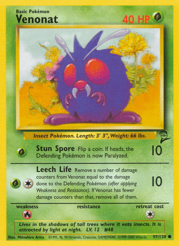 Venonat (Base Set 2)