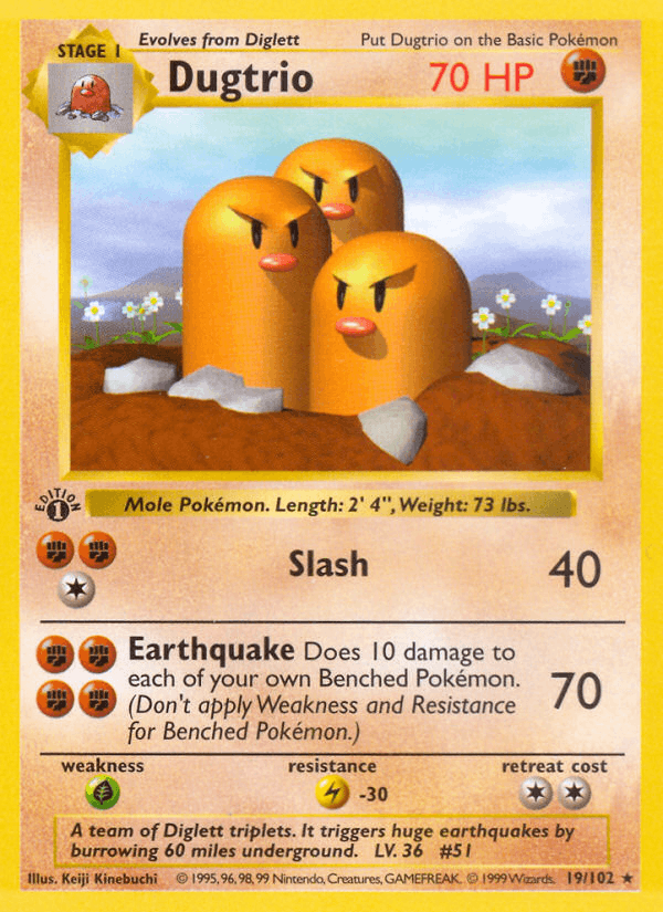 Dugtrio (Base Set)