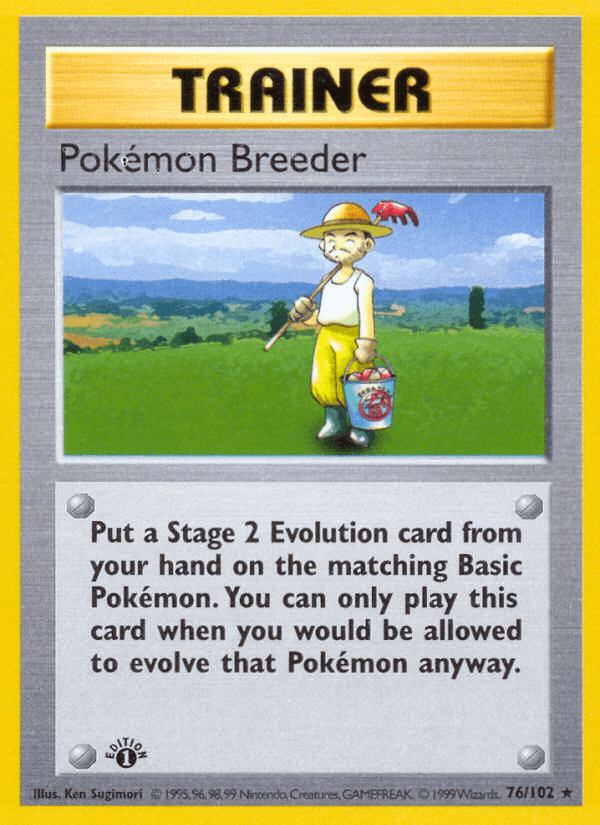 Pokemon Breeder (Base Set)