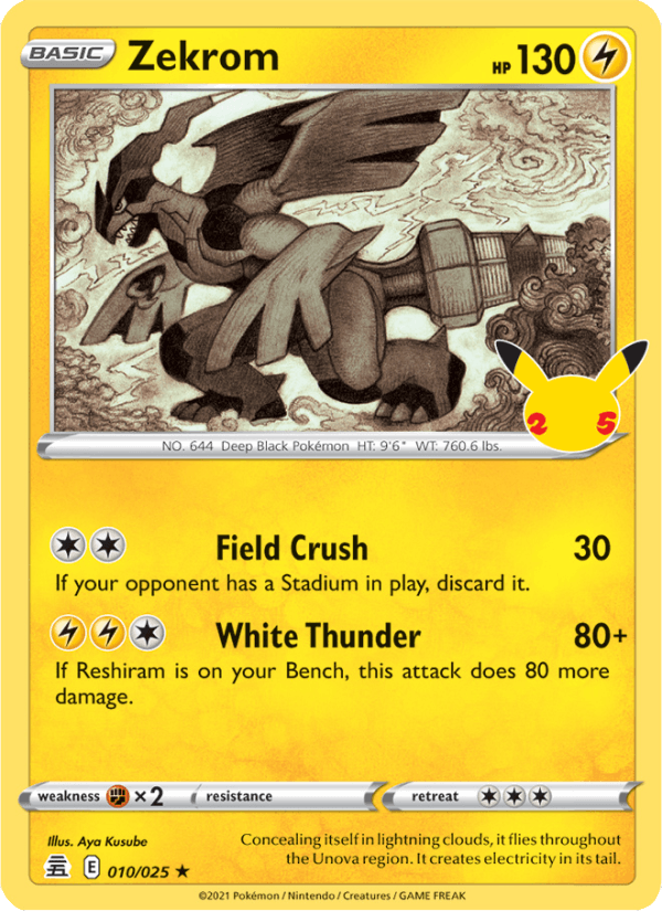 Zekrom (Celebrations)