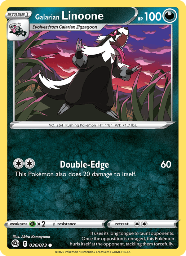 Galarian Linoone (Champion's Path)