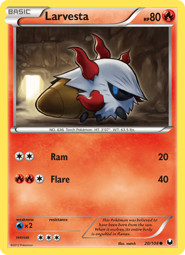 Larvesta (20) (Dark Explorers)