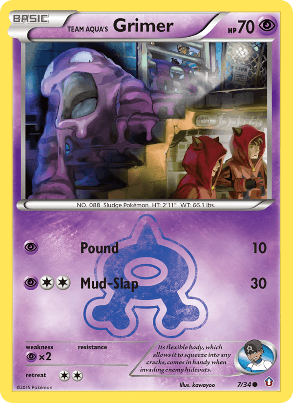 Team Aqua's Grimer (Double Crisis)
