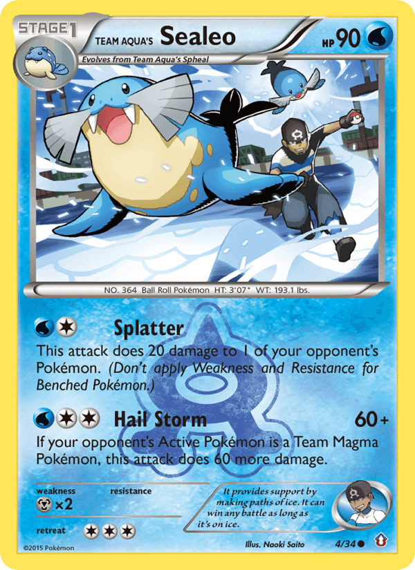 Team Aqua's Sealeo (Double Crisis)