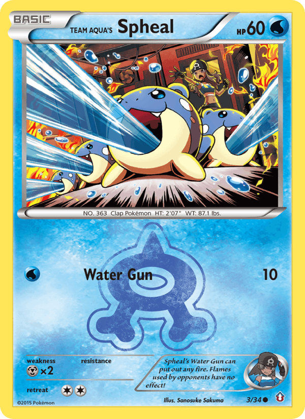 Team Aqua's Spheal (Double Crisis)