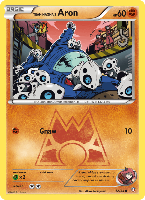 Team Magma's Aron (Double Crisis)