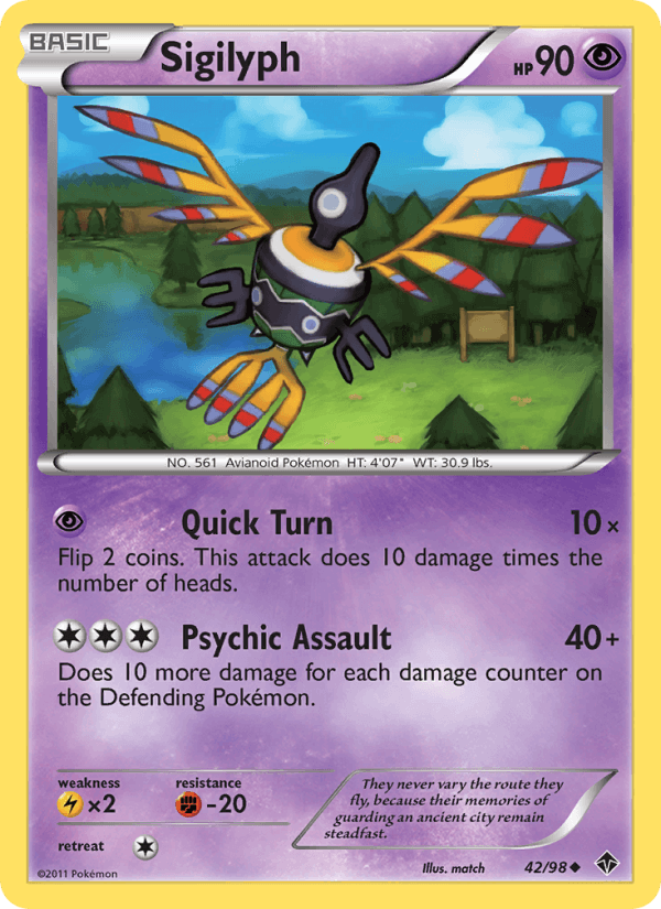 Sigilyph (42) (Emerging Powers)