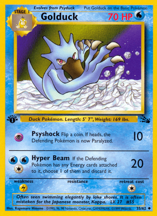 Golduck (Fossil)