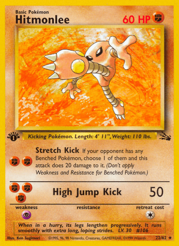 Hitmonlee (22) (Fossil)