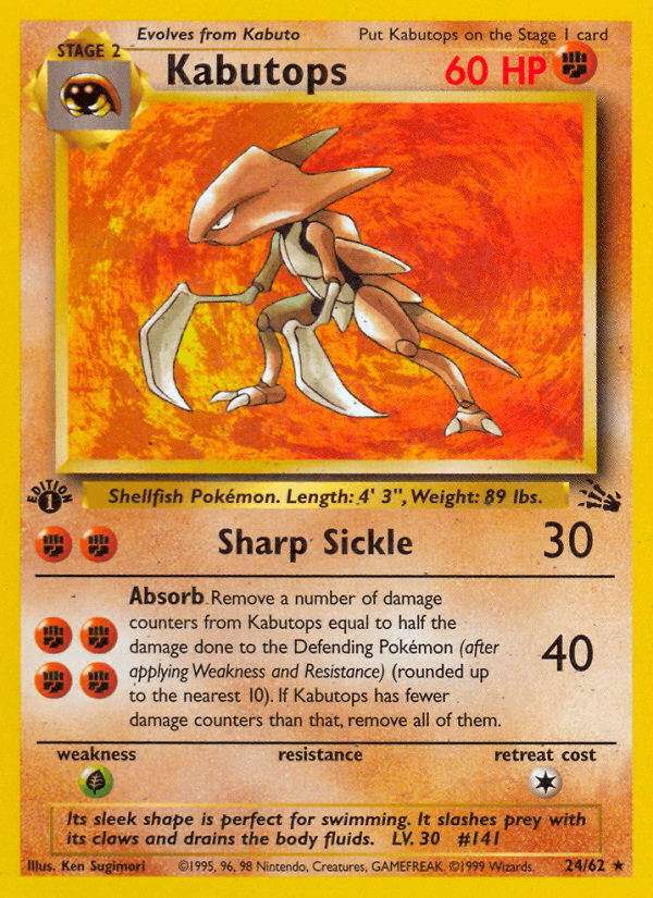 Kabutops (24) (Fossil)