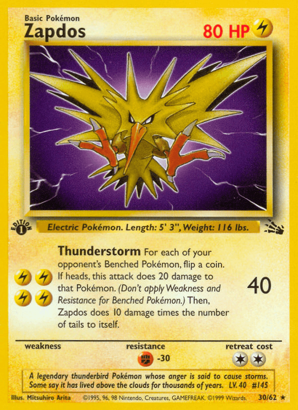 Zapdos (30) (Fossil)