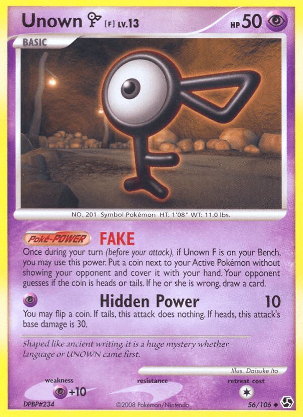 Unown [F] (Great Encounters)