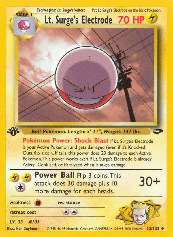 Lt. Surge's Electrode (Gym Challenge)