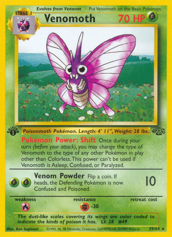 Venomoth (29) (Jungle)