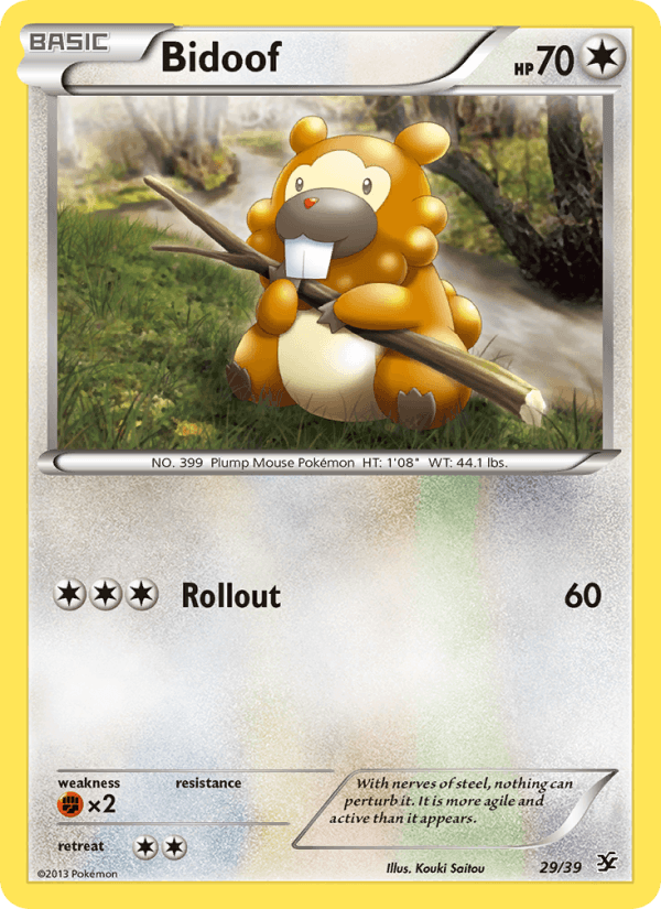 Bidoof (Kalos Starter Set)