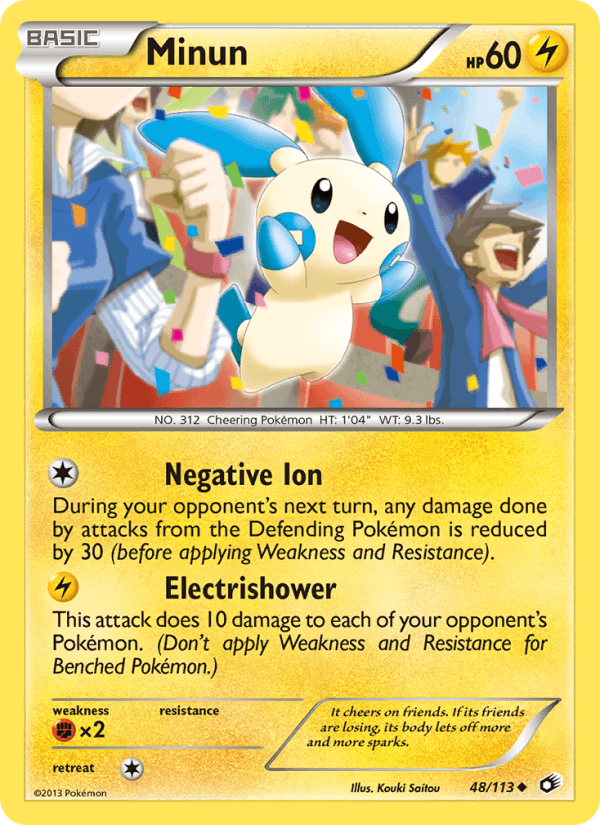 Minun (Legendary Treasures)