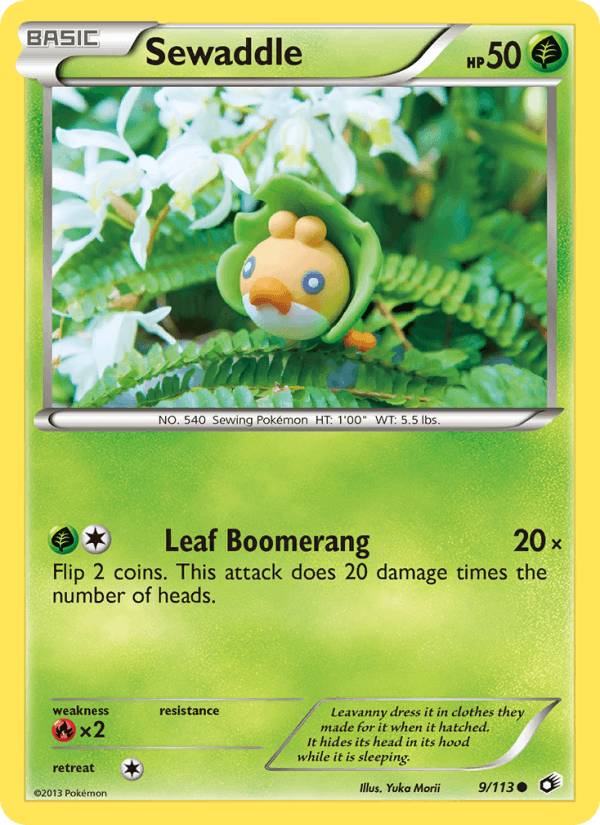 Sewaddle (9) (Legendary Treasures)