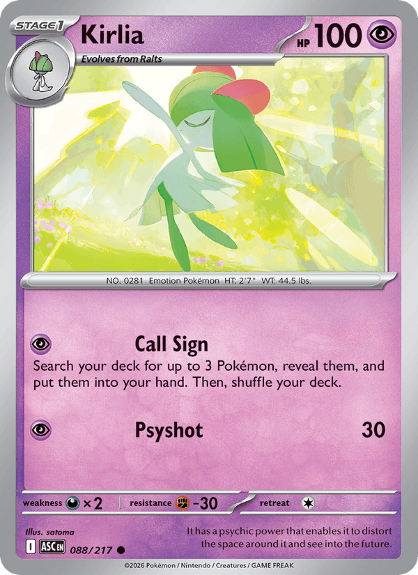 Kirlia (ME: Ascended Heroes)