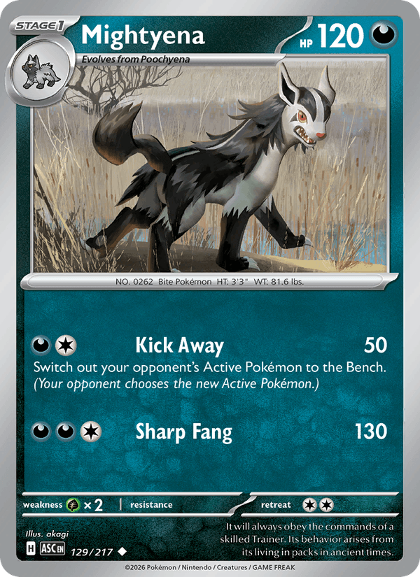 Mightyena - 129/217 (ME: Ascended Heroes)