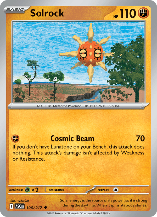 Solrock (ME: Ascended Heroes)